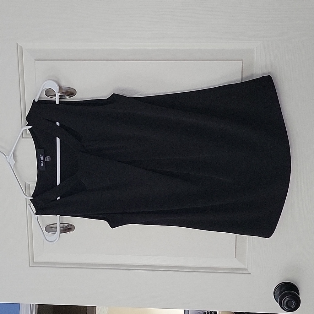 Black sleeveless top